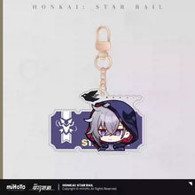 Load image into Gallery viewer, Honkai: Star Rail Pom Pom Exhibition Hall Themed Acrylic Keychain
