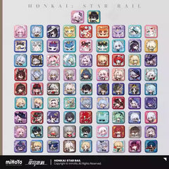 Honkai: Star Rail Pom Pom Exhibition Hall Themed Square Badge