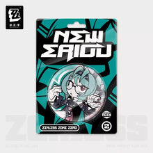 Load image into Gallery viewer, Zenless Zone Zero New Eridu Themed Flint Workshop Chibi Character Badge Preorder
