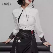 Load image into Gallery viewer, Genshin Impact Arlecchino Themed Tie Back Shirt Preorder
