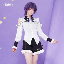 Load image into Gallery viewer, Genshin Impact Durin Themed Long-Sleeved Off-Shoulder Shirt Preorder
