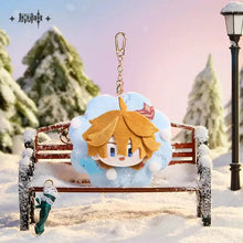 Load image into Gallery viewer, Genshin Impact Leisurely Winter Themed Plush Keychain Preorder
