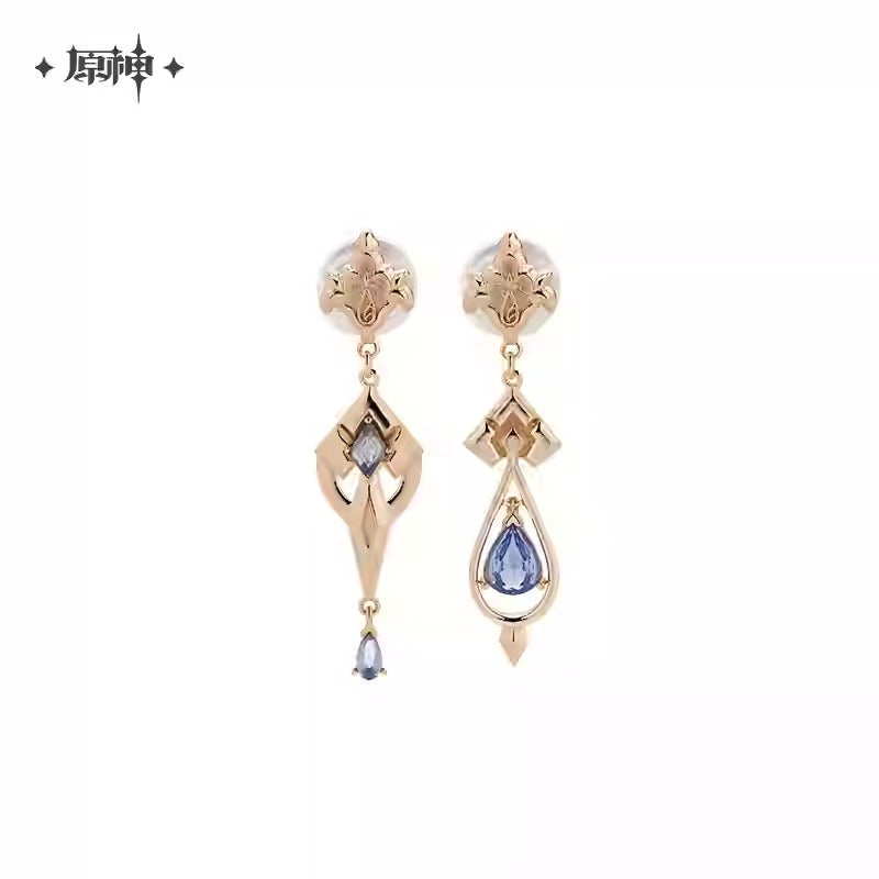 Genshin Impact Furina Themed Earrings Preorder