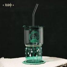 Load image into Gallery viewer, Genshin Impact Alhaitham Themed Glass Tumbler Preorder
