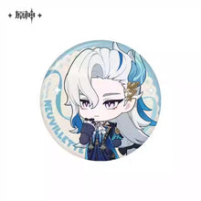 Load image into Gallery viewer, Genshin Impact Star Road Memories Themed Chibi Character Badge Preorder
