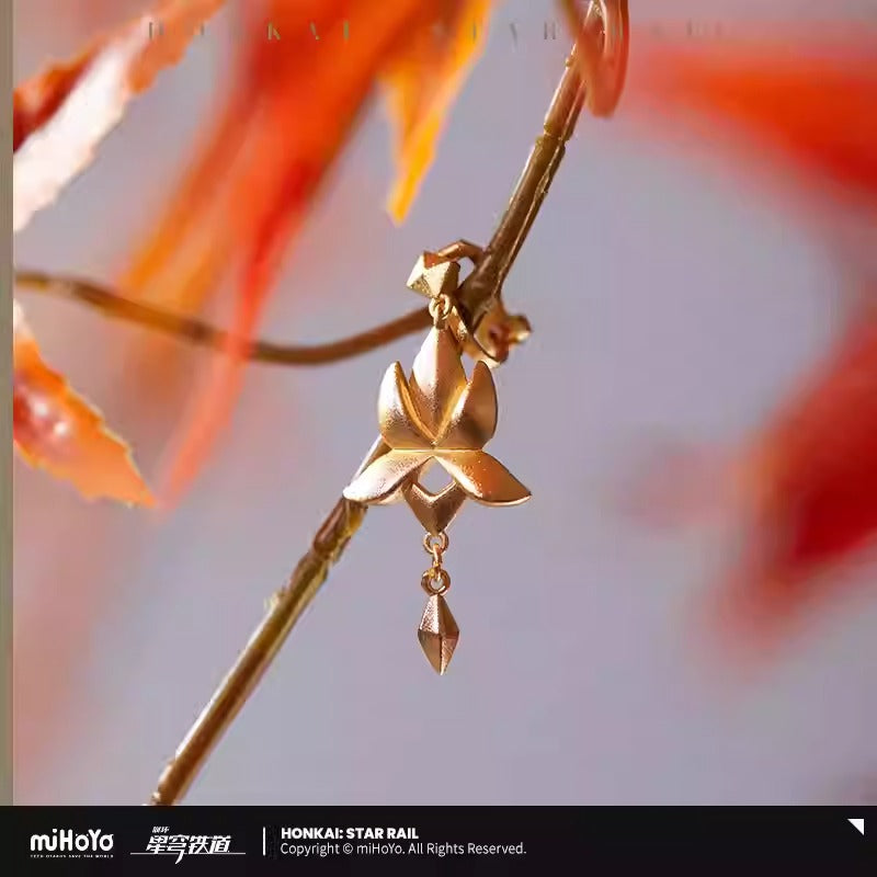 Honkai: Star Rail Dan Heng • Imbibitor Lunae Themed Water Lotus Ear Clip Preorder