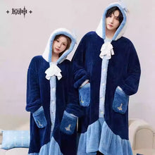 Load image into Gallery viewer, Genshin Impact Neuvillette Themed Home Nightgown With Eye Mask Preorder
