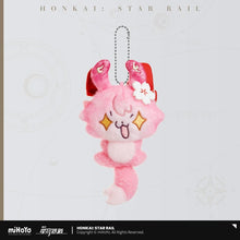 Load image into Gallery viewer, Honkai: Star Rail Fluffy Across the Blue Themed Plush Keychain Preorder

