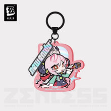 Load image into Gallery viewer, Zenless Zone Zero New Eridu Themed Krampus Compliance Authority Chibi Character Keychain Preorder

