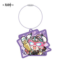 Load image into Gallery viewer, Genshin Impact Natlan Emoticon Character Acrylic Keychain Preorder
