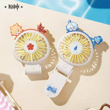 Load image into Gallery viewer, Genshin Impact Midsummer Party Themed Foldable Portable Handheld Fan
