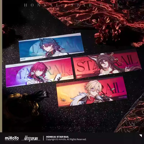 Honkai: Star Rail Train Travel Journal Themed Collectible Laser Ticket Preorder
