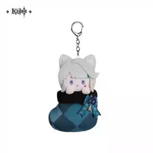 Load image into Gallery viewer, Genshin Impact House of the Hearth Winter Plush Keychain Preorder
