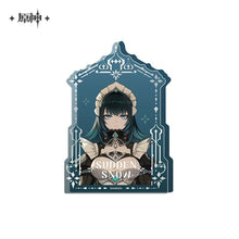 Load image into Gallery viewer, Genshin Impact Sudden Snow Themed Thick Acrylic Ornament Preorder
