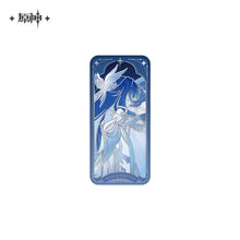 Load image into Gallery viewer, Genshin Impact Selenic Chronicles Themed Badge and Commemorative Card Set Preorder
