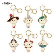 Load image into Gallery viewer, Genshin Impact Tea Party Partner Dodoco Metal Keychain Preorder
