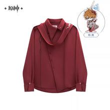 Load image into Gallery viewer, Genshin Impact Tartaglia/Childe Themed Flowing Ribbon Long-Sleeved Shirt Preorder
