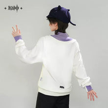Load image into Gallery viewer, Genshin Impact Wanderer Themed Cat Sweatshirt Preorder
