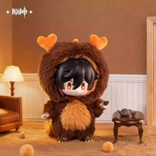 Load image into Gallery viewer, Genshin Impact Winter Nesting Themed Plush Character Keychain Preorder
