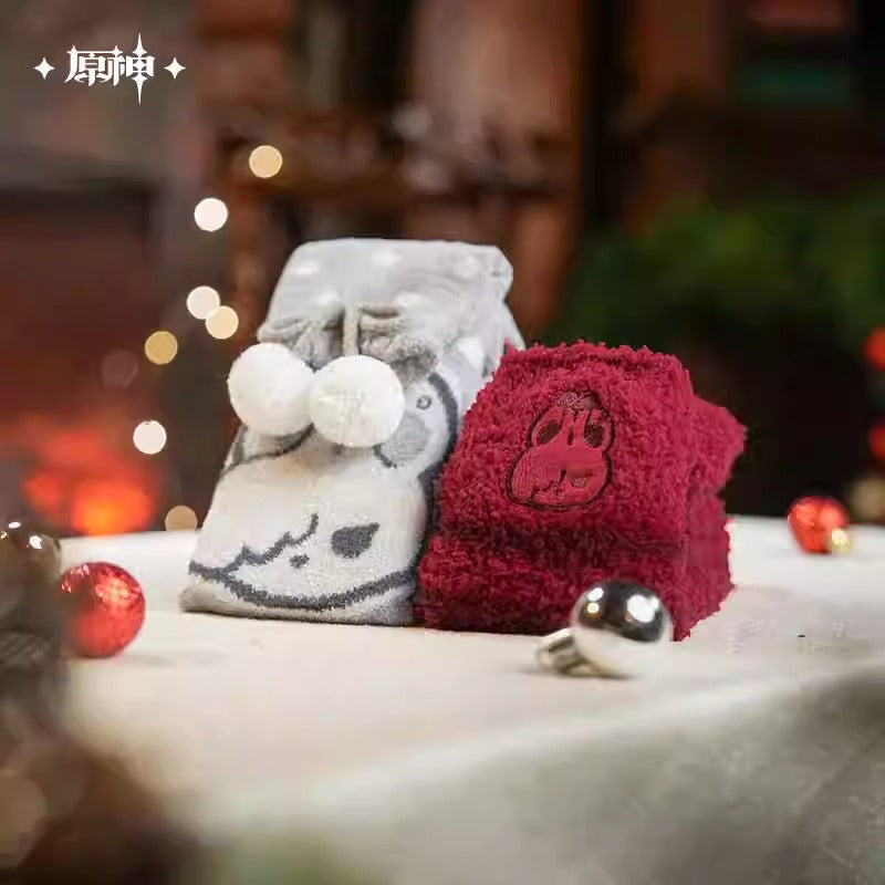 Genshin Impact House of the Hearth Plush Winter Socks Preorder