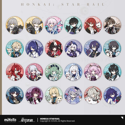 Honkai: Star Rail Tiny Cat Themed Character Badge Preorder
