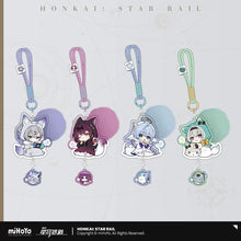 Load image into Gallery viewer, Honkai: Star Rail Girls Dormitory Themed Acrylic Chibi Character Pendant Preorder
