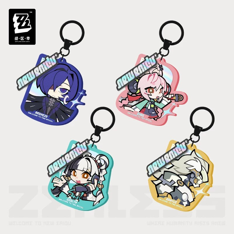 Zenless Zone Zero New Eridu Themed Krampus Compliance Authority Chibi Character Keychain Preorder