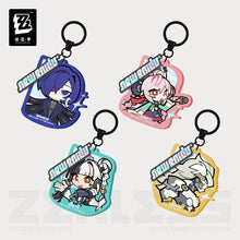 Load image into Gallery viewer, Zenless Zone Zero New Eridu Themed Krampus Compliance Authority Chibi Character Keychain Preorder
