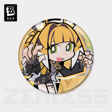 Load image into Gallery viewer, Zenless Zone Zero New Eridu Themed Yunkui Summit Chibi Character Badge Preorder
