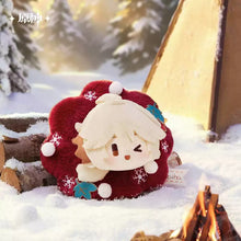 Load image into Gallery viewer, Genshin Impact Leisurely Winter Themed Plush Keychain Preorder
