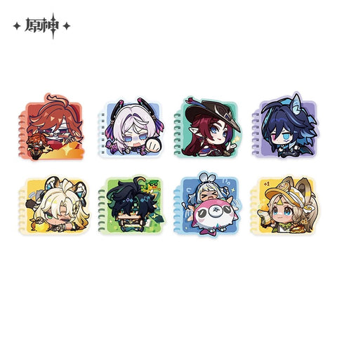 Genshin Impact Natlan Emoticon Character Coil Notepad Preorder