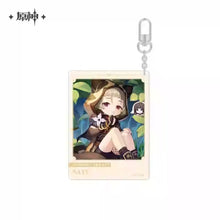 Load image into Gallery viewer, Genshin Impact Destined Day Themed Acrylic Character Keychain Preorder
