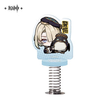Load image into Gallery viewer, Genshin Impact Fontaine Emoticon Acrylic Character Spring Stand Preorder
