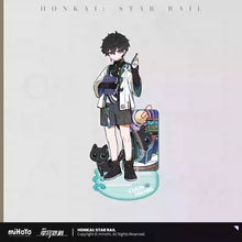 Load image into Gallery viewer, Honkai: Star Rail Tiny Cat Themed Acrylic Character Stand Preorder
