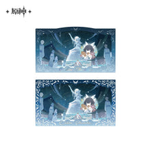 Load image into Gallery viewer, Genshin Impact Selenic Chronicles Themed Badge and Commemorative Card Set Preorder
