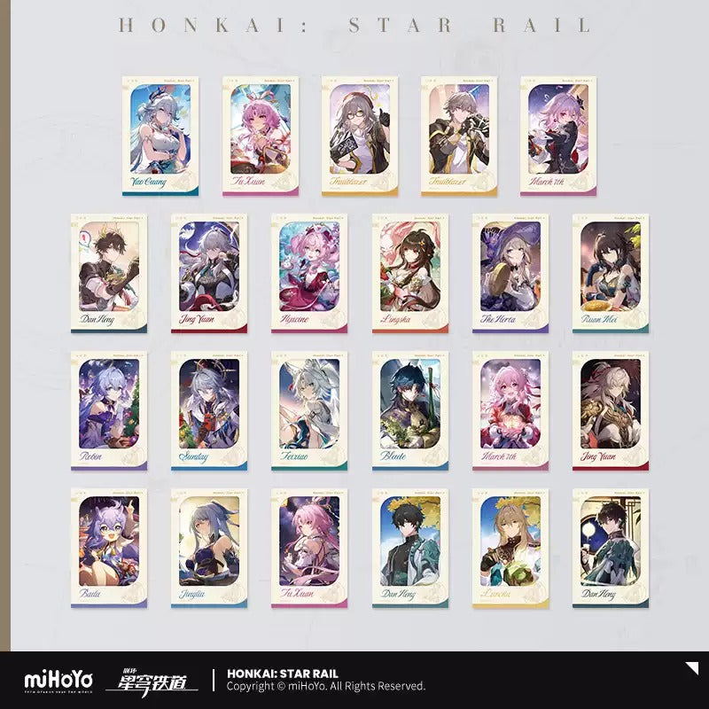 Honkai: Star Rail Starry Sky Celebration Themed Imitation Film Card Preorder
