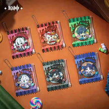 Load image into Gallery viewer, Genshin Impact Twilight Whimsy Themed Badge With Badge Holder Preorder
