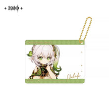 Load image into Gallery viewer, Genshin Impact The Long Way Home Themed Badge and Photo Card Pendant Preorder
