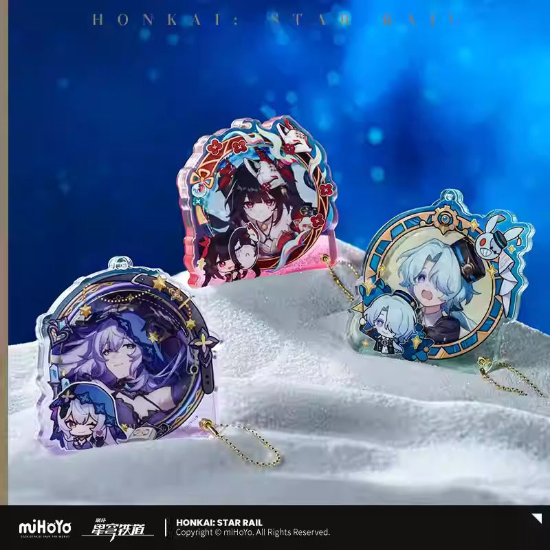 Honkai: Star Rail Pom Pom Exhibition Hall Themed Badge Display Keychain Preorder