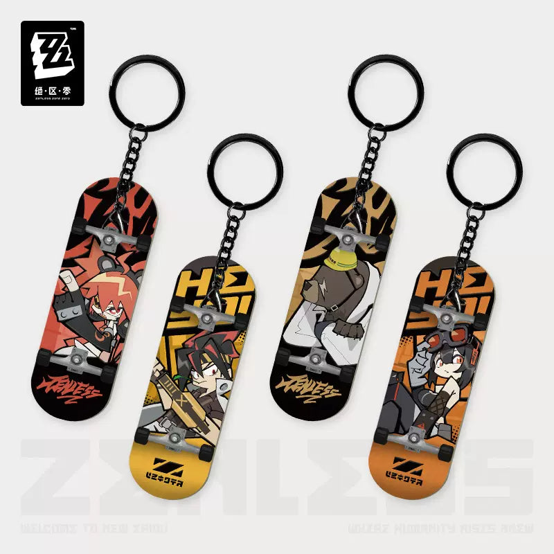 Zenless Zone Zero Belobog Heavy Industries Character Fingerboard Keychain Preorder