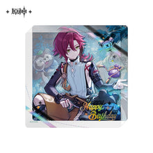 Load image into Gallery viewer, Genshin Impact Destined Day Themed 2025 Thick Acrylic Character Coaster Preorder
