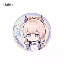 Load image into Gallery viewer, Genshin Impact Star Road Memories Themed Chibi Character Badge Preorder
