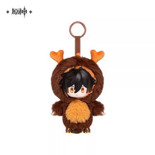 Load image into Gallery viewer, Genshin Impact Winter Nesting Themed Plush Character Keychain Preorder
