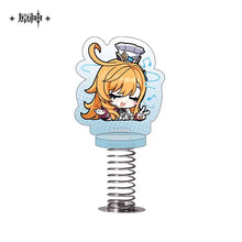 Load image into Gallery viewer, Genshin Impact Fontaine Emoticon Acrylic Character Spring Stand Preorder

