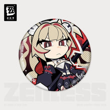 Load image into Gallery viewer, Zenless Zone Zero New Eridu Themed Flint Workshop Chibi Character Badge Preorder
