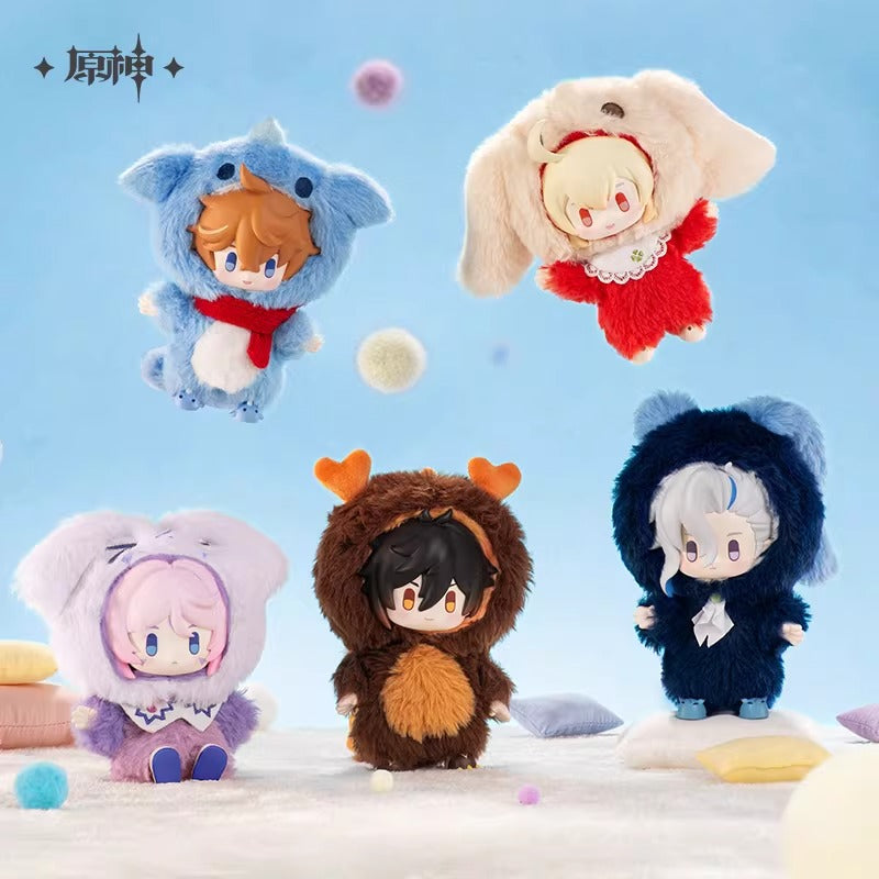 Genshin Impact Winter Nesting Themed Plush Character Keychain Preorder