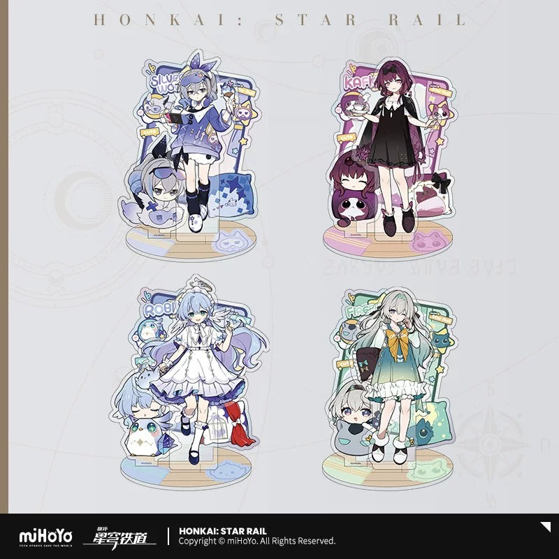 Honkai: Star Rail Girls Dormitory Themed Acrylic Character Stand Preorder