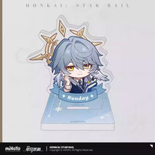 Load image into Gallery viewer, Honkai: Star Rail Nameless Guest Themed Acrylic Character Stamp Preorder
