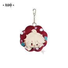 Load image into Gallery viewer, Genshin Impact Leisurely Winter Themed Plush Keychain Preorder
