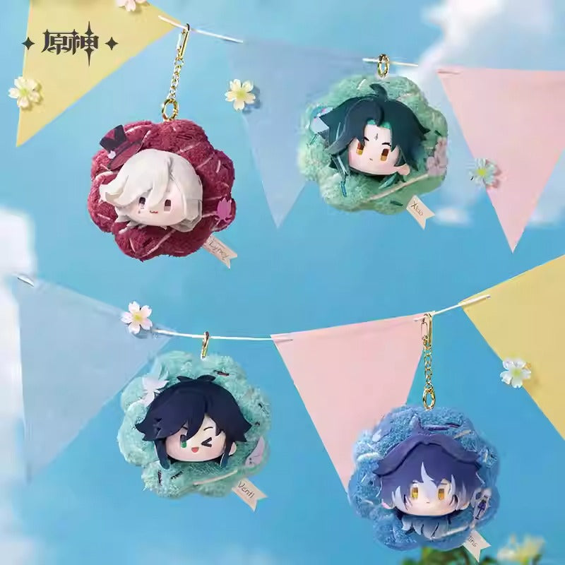 Genshin Impact Spring Blossom Tales Themed Floral Wreath Plush Keychain Preorder